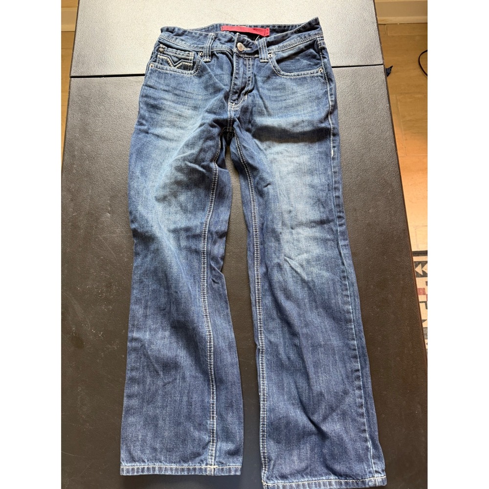 Rock and Roll Denim Double Barrel Relaxed Straight Leg Jeans Mens 30x32 MOS3570